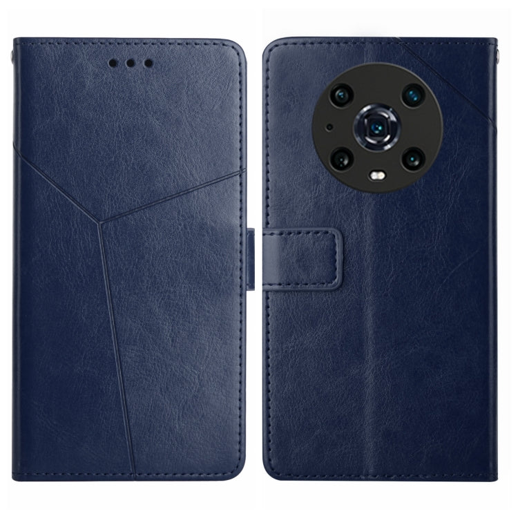 For Honor Magic4 Pro Y Stitching Horizontal Flip Leather Phone Case
