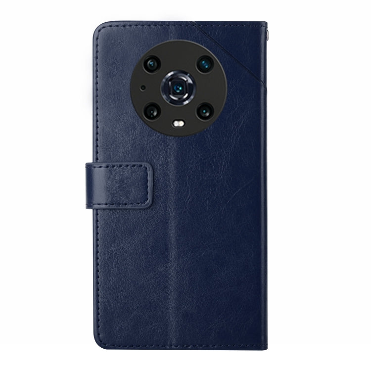 For Honor Magic4 Pro Y Stitching Horizontal Flip Leather Phone Case
