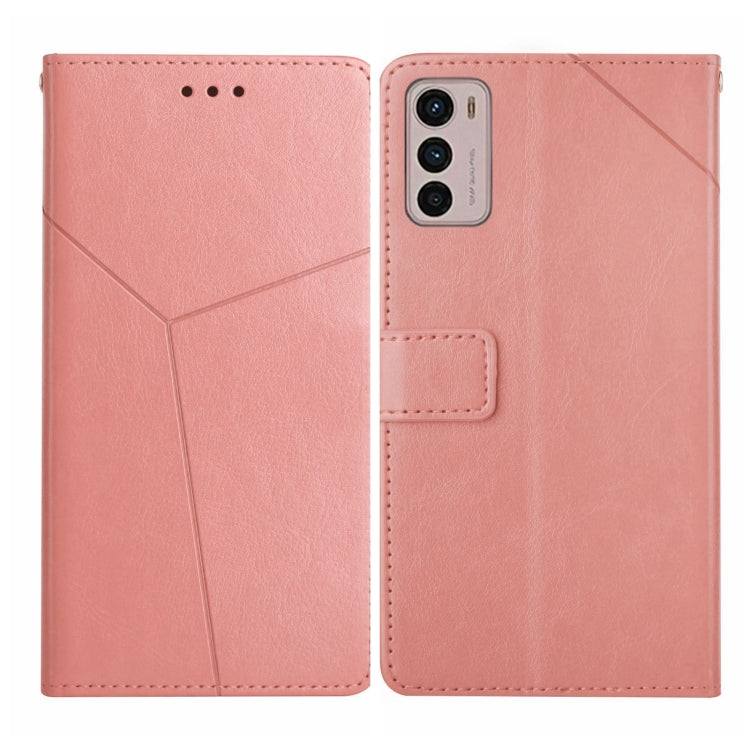 For Motorola Moto G42 Y Stitching Horizontal Flip Leather Phone Case