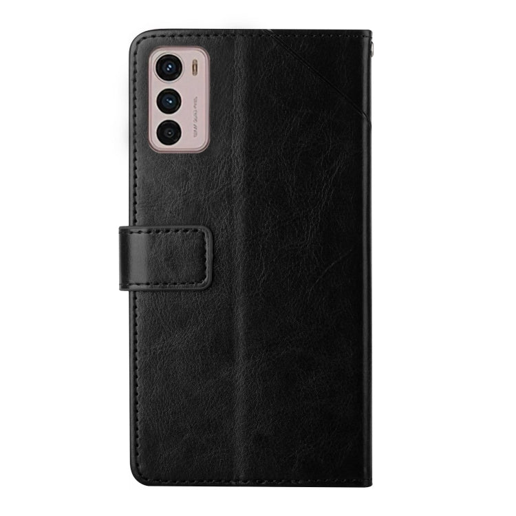 For Motorola Moto G42 Y Stitching Horizontal Flip Leather Phone Case