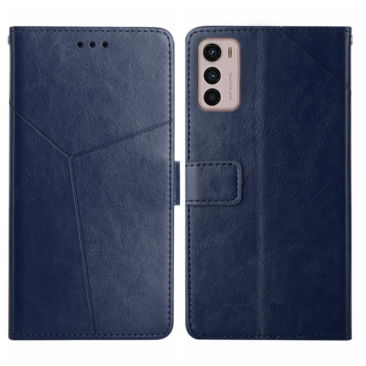 For Motorola Moto G42 Y Stitching Horizontal Flip Leather Phone Case