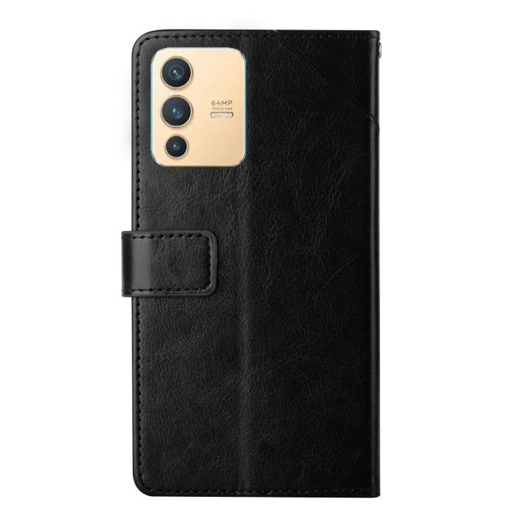 For vivo V23 5G Y Stitching Horizontal Flip Leather Phone Case