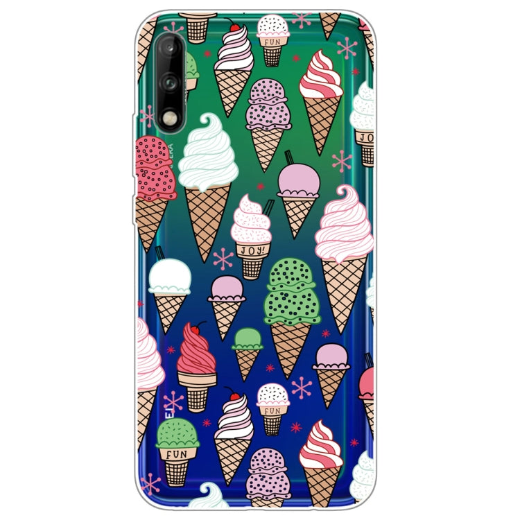 For Huawei Enjoy 10 Painted TPU Protective Case