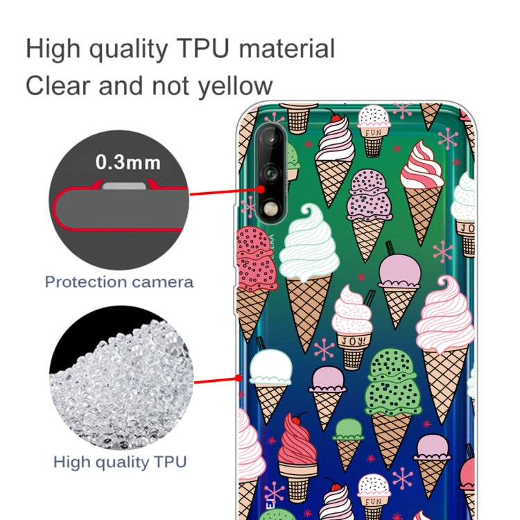 For Huawei Enjoy 10 Painted TPU Protective Case