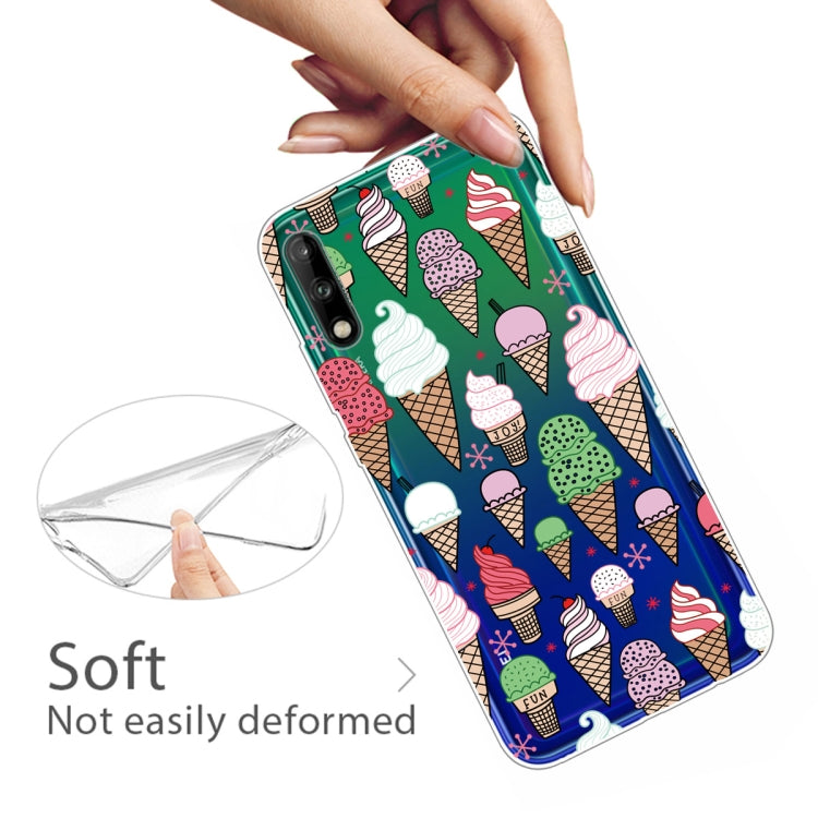 For Huawei Enjoy 10 Painted TPU Protective Case