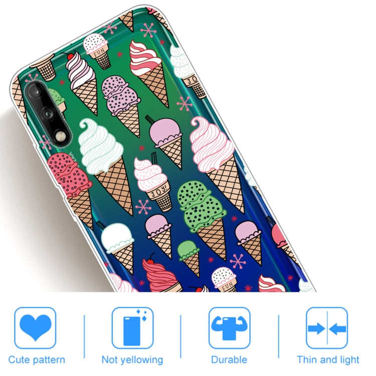 For Huawei Enjoy 10 Painted TPU Protective Case