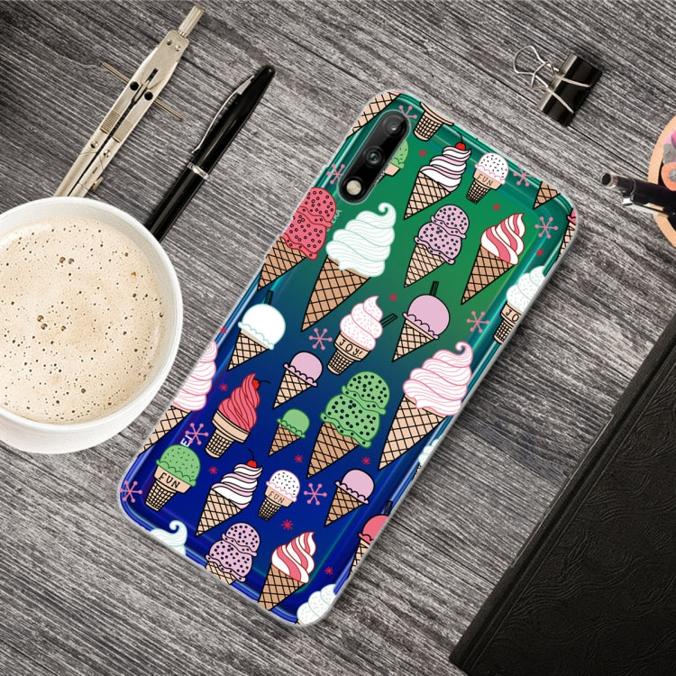 For Huawei Enjoy 10 Painted TPU Protective Case
