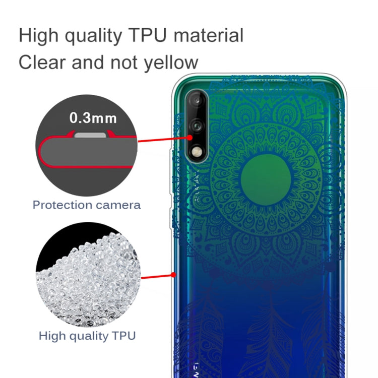 For Huawei Enjoy 10 Painted TPU Protective Case