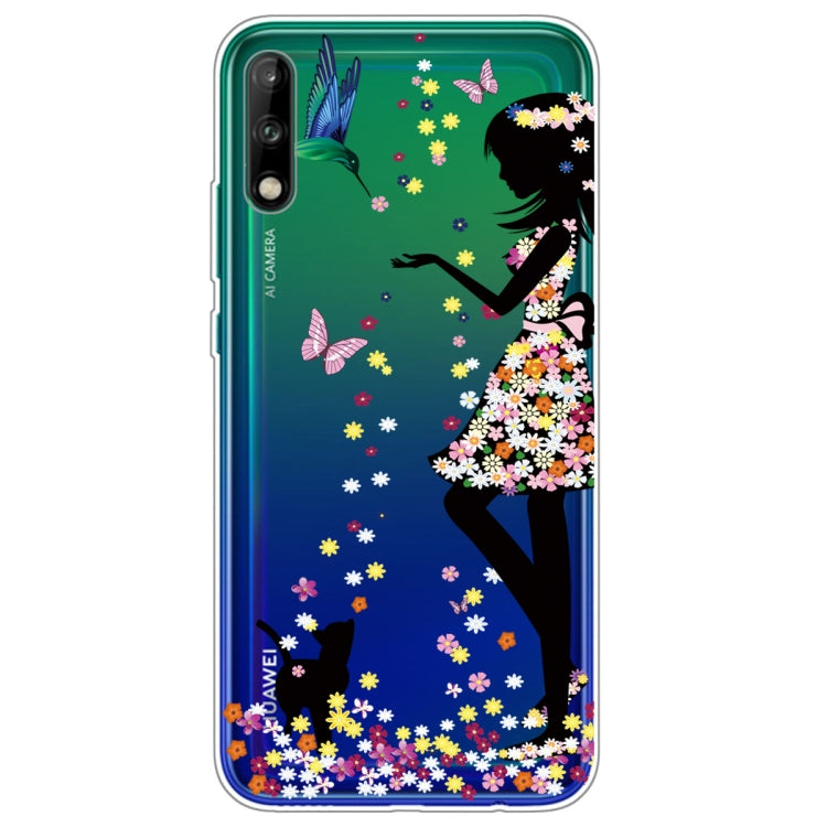 For Huawei Enjoy 10 Painted TPU Protective Case
