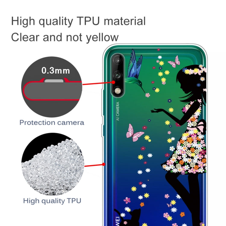 For Huawei Enjoy 10 Painted TPU Protective Case