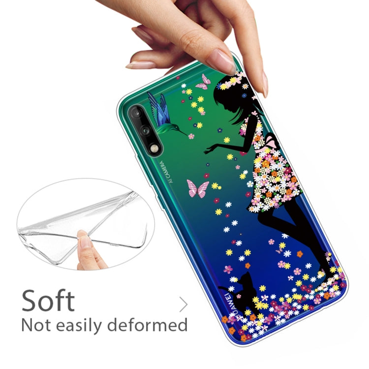 For Huawei Enjoy 10 Painted TPU Protective Case