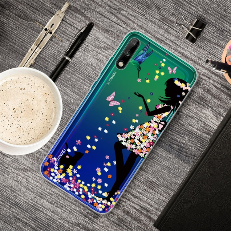For Huawei Enjoy 10 Painted TPU Protective Case