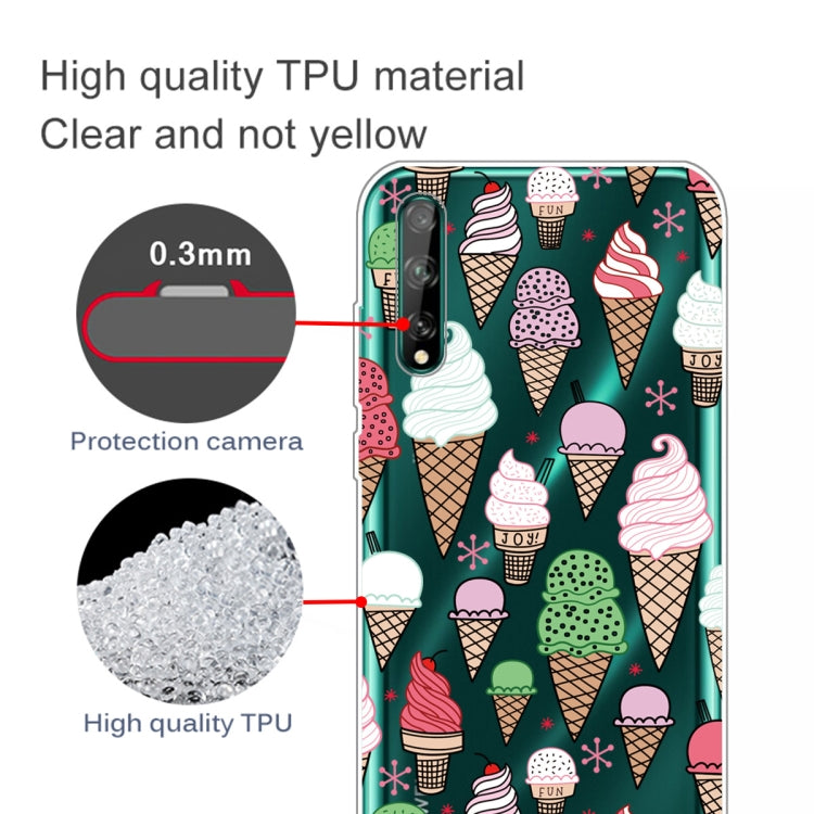 For Huawei Enjoy 10S Painted TPU Protective Case