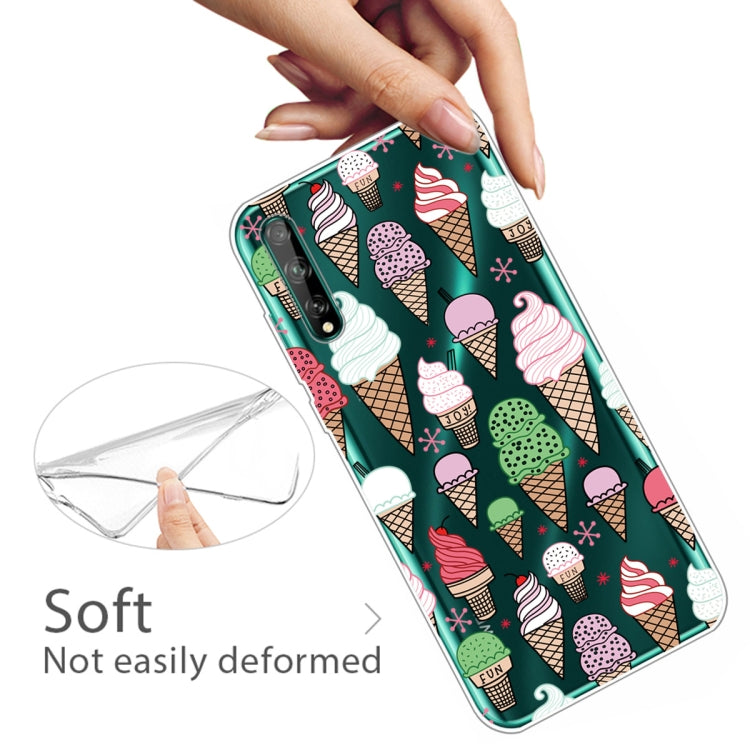 For Huawei Enjoy 10S Painted TPU Protective Case