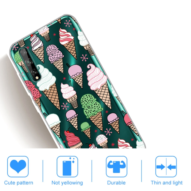 For Huawei Enjoy 10S Painted TPU Protective Case