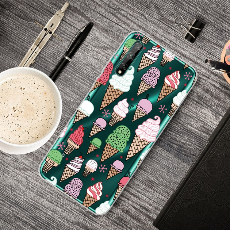 For Huawei Enjoy 10S Painted TPU Protective Case