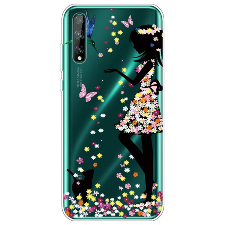 For Huawei Enjoy 10S Painted TPU Protective Case