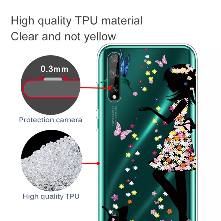 For Huawei Enjoy 10S Painted TPU Protective Case