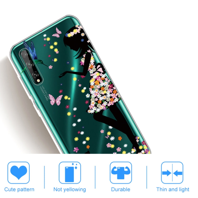For Huawei Enjoy 10S Painted TPU Protective Case