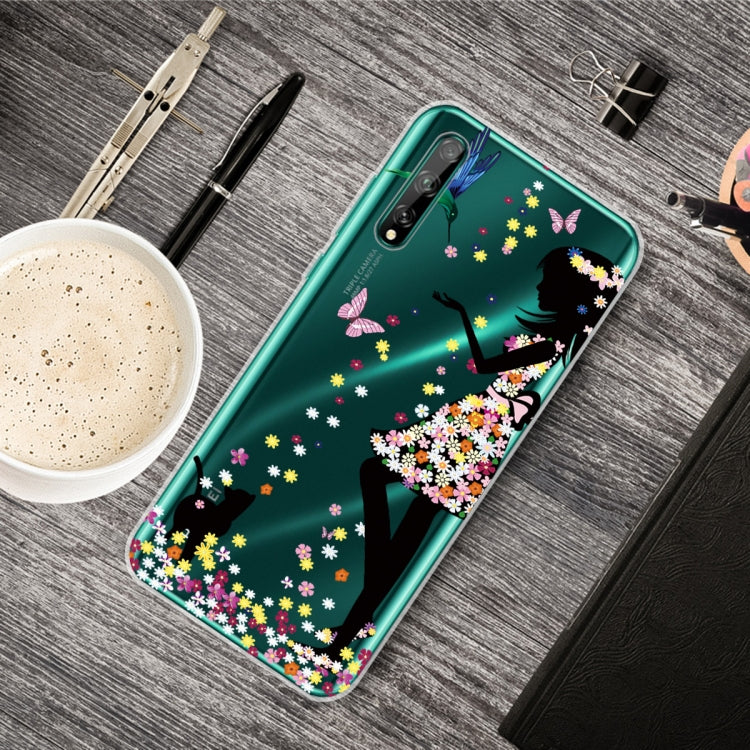 For Huawei Enjoy 10S Painted TPU Protective Case