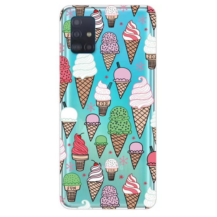 For Galaxy A51 Painted TPU Protective Case
