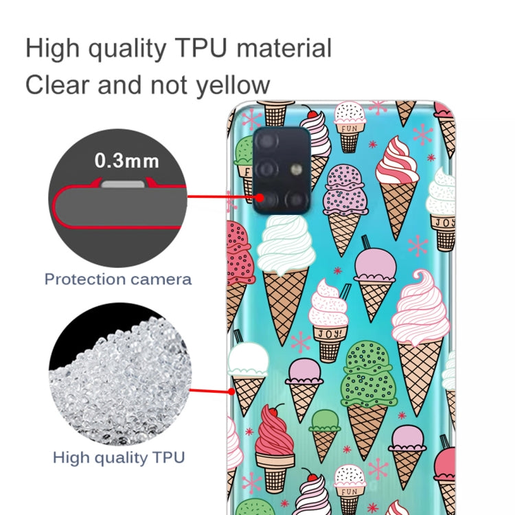 For Galaxy A51 Painted TPU Protective Case