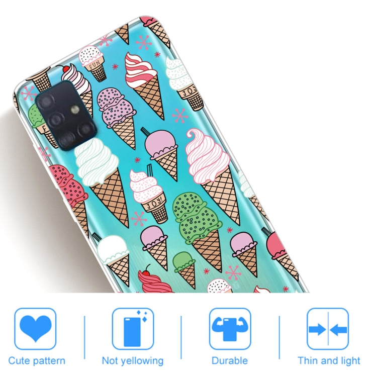 For Galaxy A51 Painted TPU Protective Case