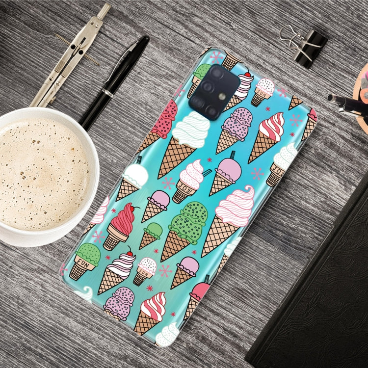 For Galaxy A51 Painted TPU Protective Case