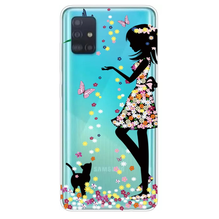 For Galaxy A51 Painted TPU Protective Case