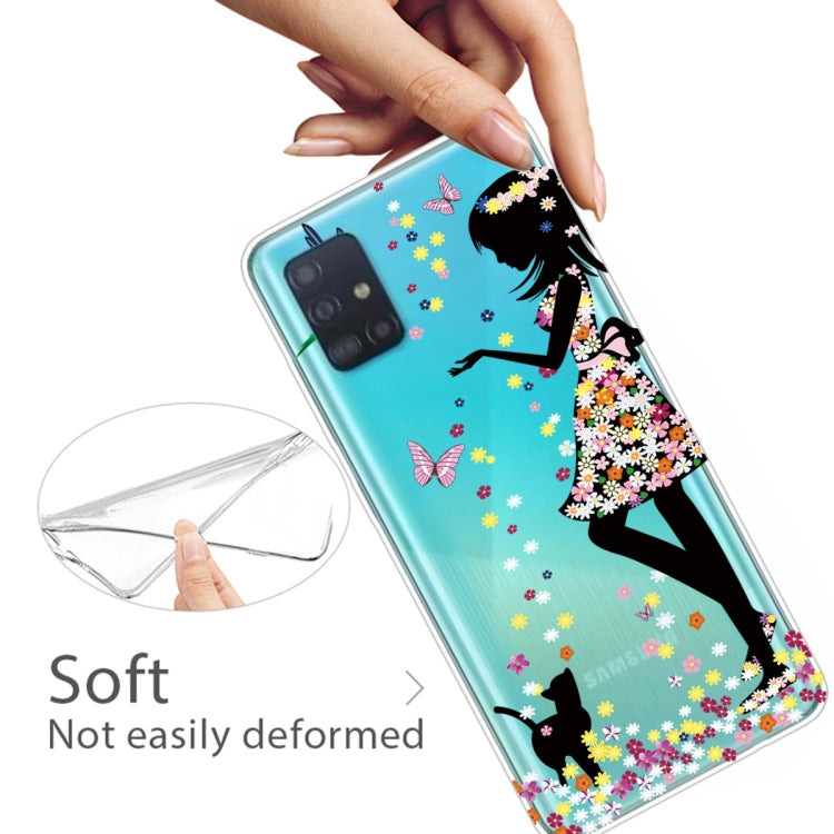For Galaxy A51 Painted TPU Protective Case