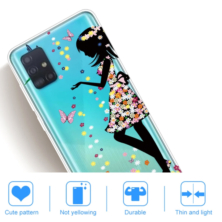 For Galaxy A51 Painted TPU Protective Case