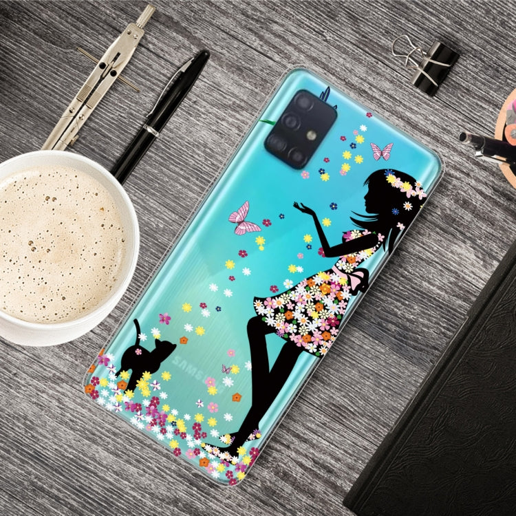 For Galaxy A51 Painted TPU Protective Case