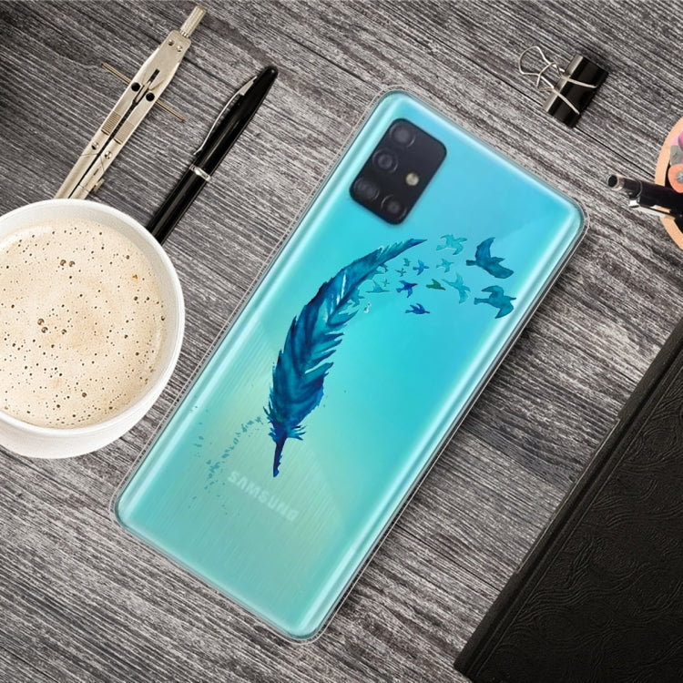 For Galaxy A51 Painted TPU Protective Case