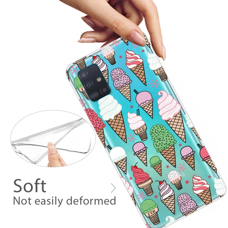 For Galaxy A71 Painted TPU Protective Case