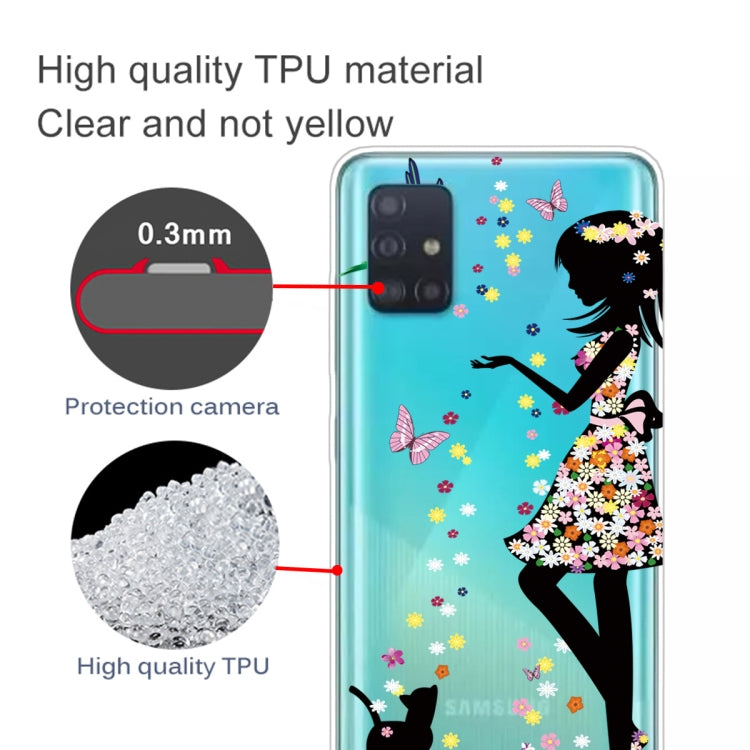 For Galaxy A71 Painted TPU Protective Case