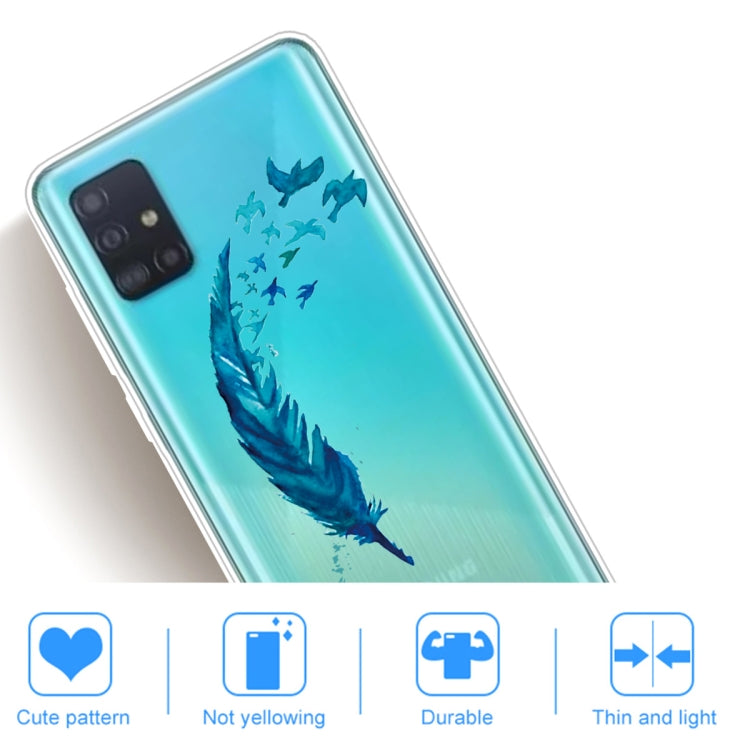For Galaxy A71 Painted TPU Protective Case
