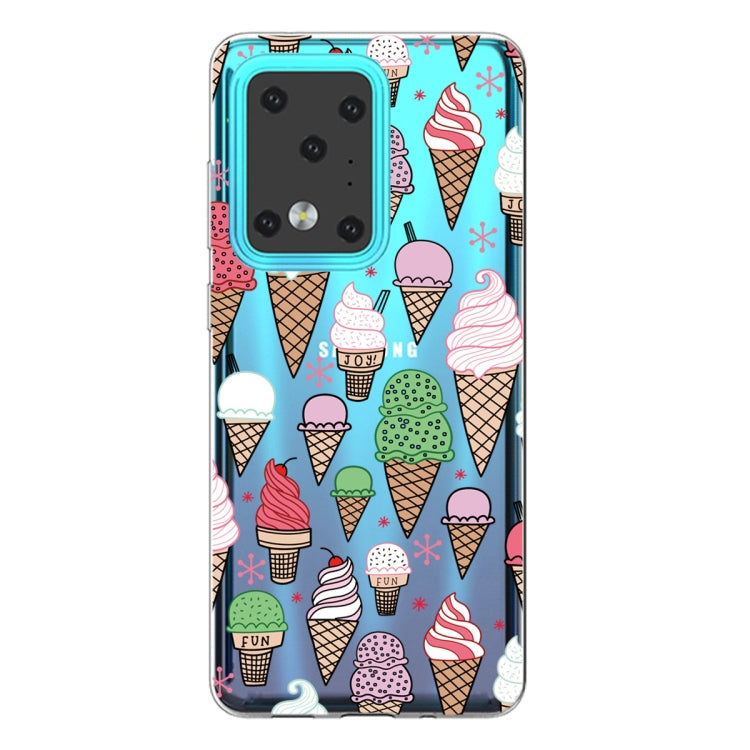 For Galaxy S20 Ultra Painted TPU Protective Case