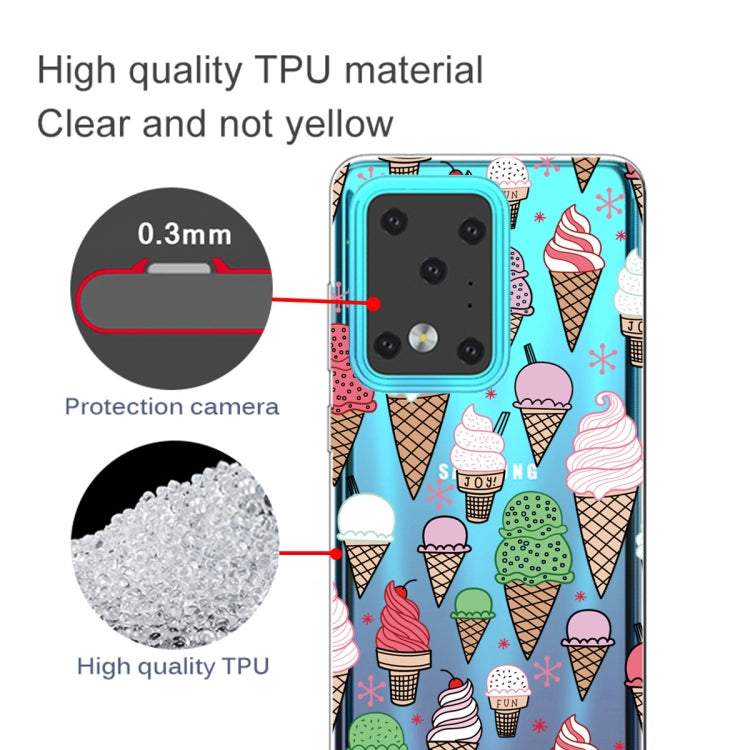For Galaxy S20 Ultra Painted TPU Protective Case
