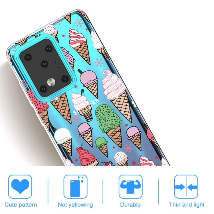 For Galaxy S20 Ultra Painted TPU Protective Case