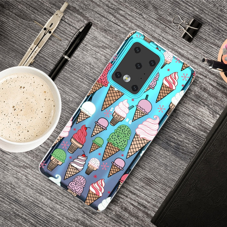 For Galaxy S20 Ultra Painted TPU Protective Case
