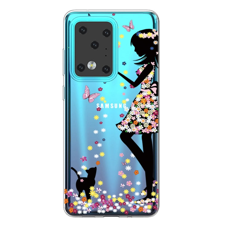 For Galaxy S20 Ultra Painted TPU Protective Case