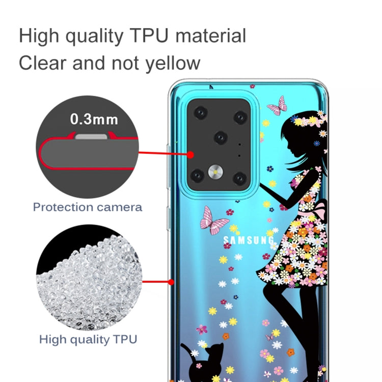 For Galaxy S20 Ultra Painted TPU Protective Case