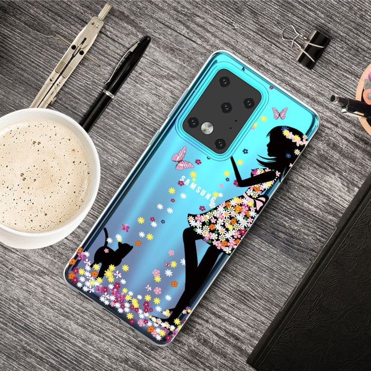 For Galaxy S20 Ultra Painted TPU Protective Case