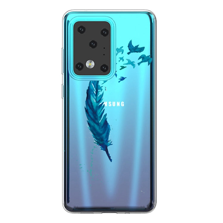 For Galaxy S20 Ultra Painted TPU Protective Case