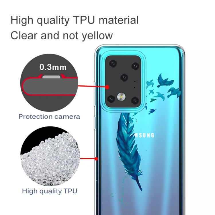 For Galaxy S20 Ultra Painted TPU Protective Case