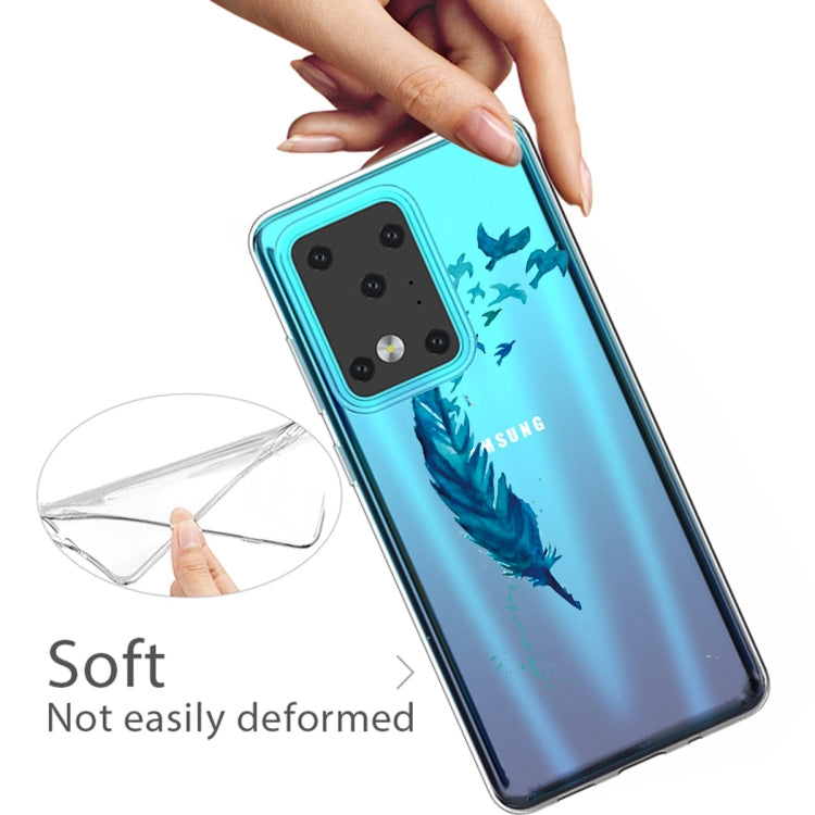 For Galaxy S20 Ultra Painted TPU Protective Case