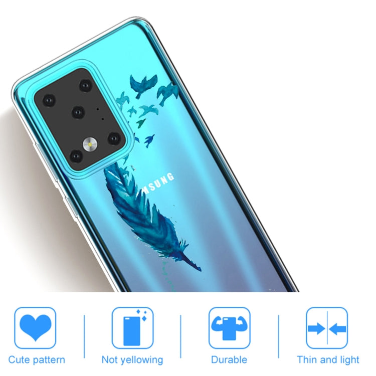For Galaxy S20 Ultra Painted TPU Protective Case