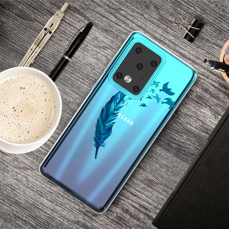 For Galaxy S20 Ultra Painted TPU Protective Case