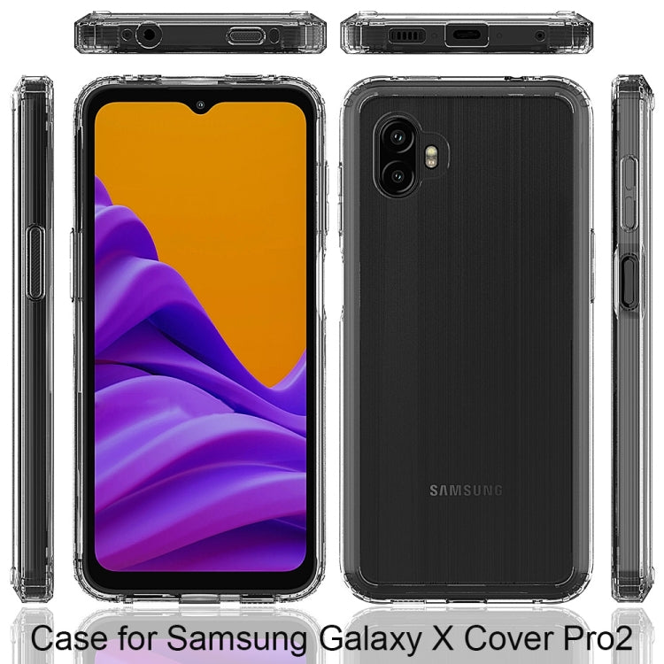 For Samsung Galaxy Xcover6 Pro Scratchproof TPU + Acrylic Protective Case(Transparent)