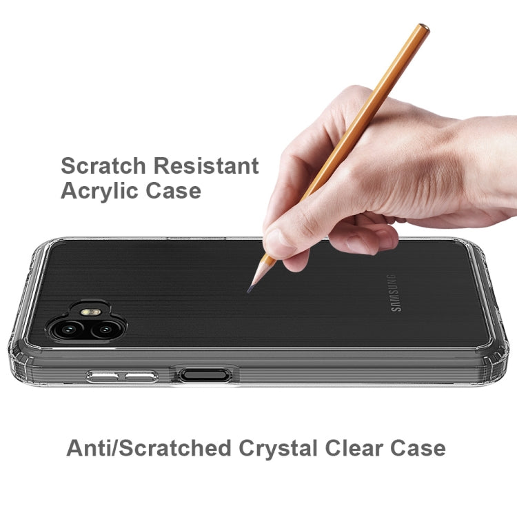 For Samsung Galaxy Xcover6 Pro Scratchproof TPU + Acrylic Protective Case(Transparent)